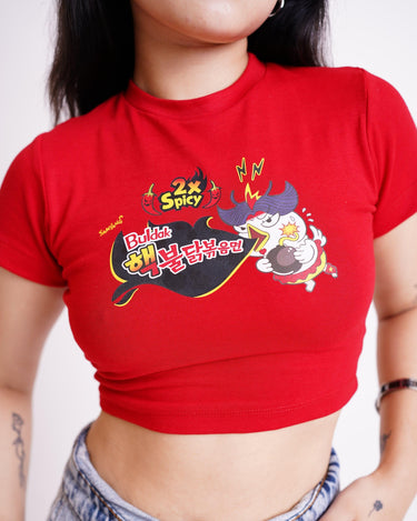 Extreme Buldak Ramen Baby Tee (T-shirt) Tops Burger Bae 