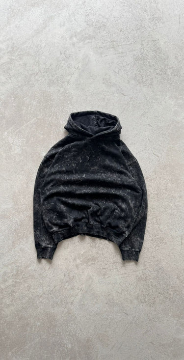 Faded Venta  Black Acid wash Hoodie