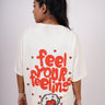 Feel Your Feeling Oversize Tee (T-shirt) Oversized T-shirt Burger Bae 