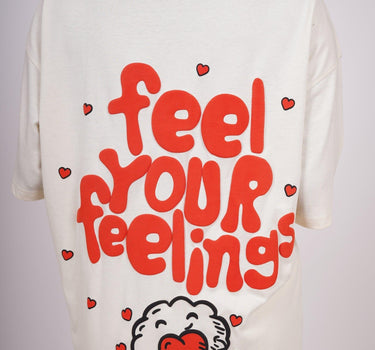Feel Your Feeling Oversize Tee (T-shirt) Oversized T-shirt Burger Bae 