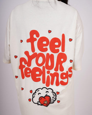 Feel Your Feeling Oversize Tee (T-shirt) Oversized T-shirt Burger Bae 