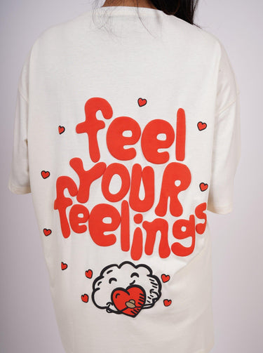 Feel Your Feeling Oversize Tee (T-shirt) Oversized T-shirt Burger Bae 