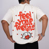 Feel Your Feelings Drop-Sleeved Tee (T-shirt) For Men - BurgerBae