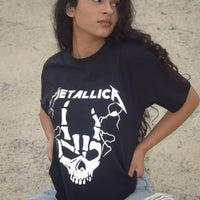 Fuck-Skull Metallica Reflective Tee (T-shirt) T-shirt Burger Bae 