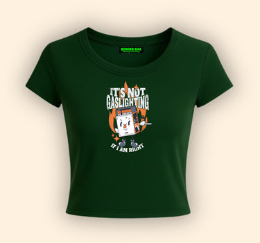 Gaslighting It Girl Baby tee for Women