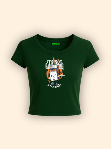 Gaslighting It Girl Baby tee for Women