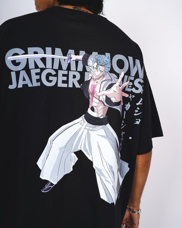 GRIMMJOW Drop-Sleeved Unisex Tee (Bleach Collection Oversized T-shirt) - BurgerBae