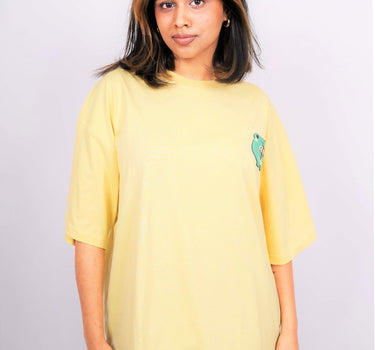 Hey It's Ok - Drop-Sleeved Tee (T-shirt) - BurgerBae