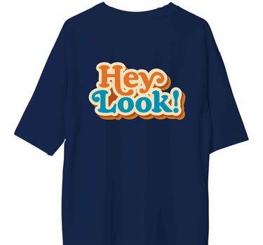 Hey Look : Burger Bae Oversized  Tee For Men and Women