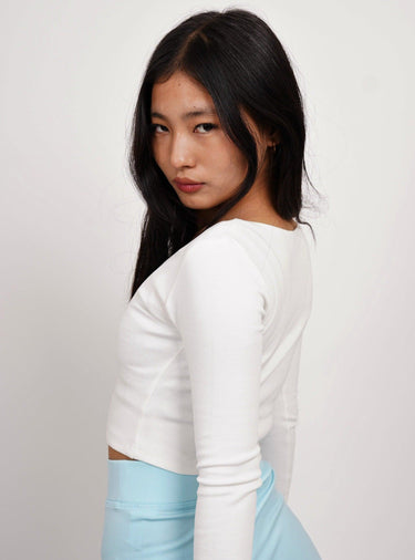 Holly Blue Butterfly Y2K Top - BurgerBae