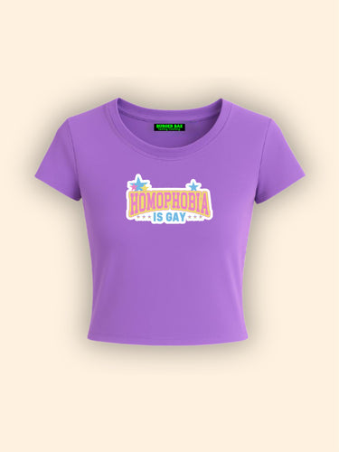 Homophobia it Girl Baby tee for Women