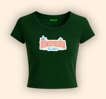 Homophobia it Girl Baby tee for Women