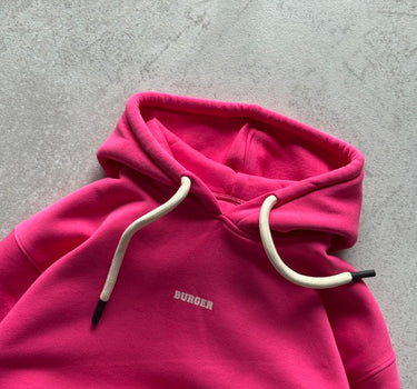 Raspberry Sorbet Hoodie (Hot Pink) : Ye Heavyweight Baggy Hoodie For Men and Women