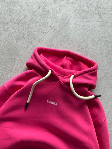Raspberry Sorbet Hoodie (Hot Pink) : Ye Heavyweight Baggy Hoodie For Men and Women
