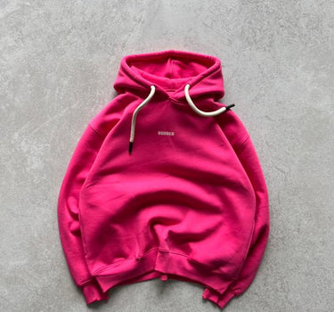 Raspberry Sorbet Hoodie (Hot Pink) : Ye Heavyweight Baggy Hoodie For Men and Women