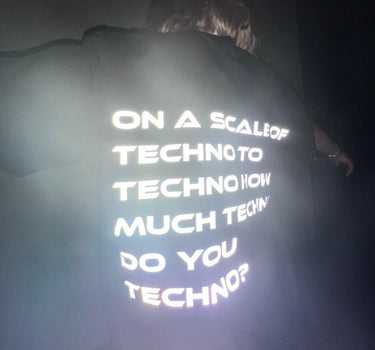 How Much Techno Oversized Tee (T-shirt) Oversized T-shirt Burger Bae Free Size Black 