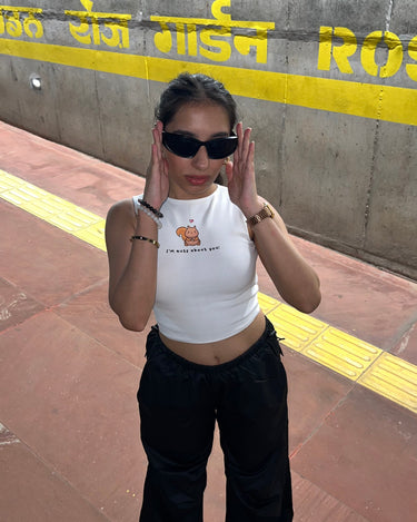 I'm Nuts About You Rachel Tank- Burger Bae Sleeveless Tank Top - BurgerBae