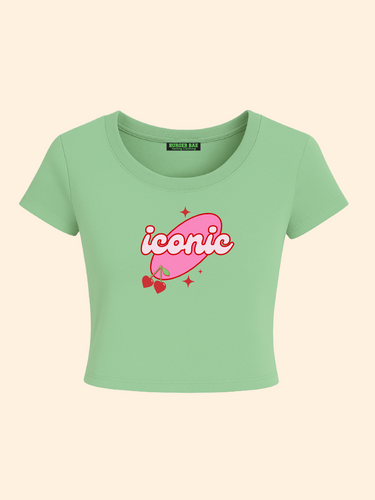 Iconic it Girl Baby tee for Women