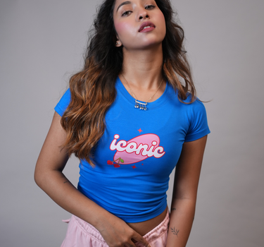 Iconic it Girl Baby tee for Women