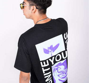 Ignite Your Spirit Drop-Sleeved Tee (T-shirt) - BurgerBae