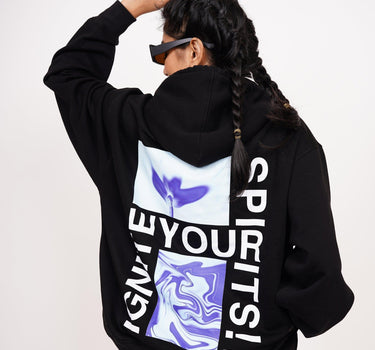 Ignite Your Spirits Hoodie Hoodies Burger Bae 