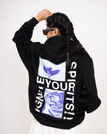 Ignite Your Spirits Hoodie Hoodies Burger Bae 