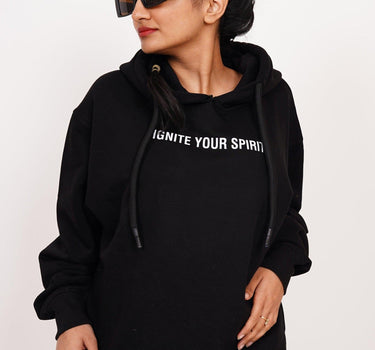 Ignite Your Spirits Hoodie Hoodies Burger Bae 