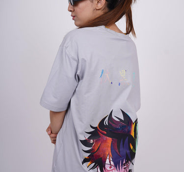 Jujutsu Kaisen: Megumi Fushiguro Drop-Sleeved Tee (T-shirt) - BurgerBae