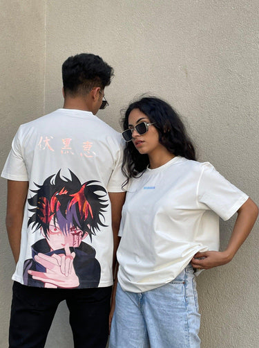 Jujutsu Kaisen: Megumi Fushiguro Oversized Tee (T-shirt) Oversized T-shirt Burger Bae 