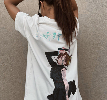 Jujutsu Kaisen: Nobara Kugisaki Oversized Tee (T-shirt) Oversized T-shirt Burger Bae 