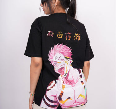 Jujutsu Kaisen: Ryomen Sakuna Drop-Sleeved Tee (T-shirt) - BurgerBae