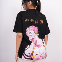 Jujutsu Kaisen: Ryomen Sakuna Drop-Sleeved Tee (T-shirt) - BurgerBae