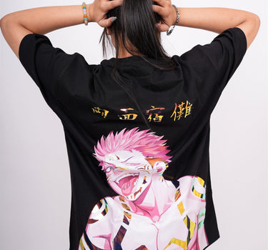 Jujutsu Kaisen: Ryomen Sakuna Drop-Sleeved Tee (T-shirt) - BurgerBae