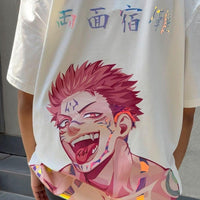 Jujutsu Kaisen: Ryomen Sakuna Oversized Tee (T-shirt) Oversized T-shirt Burger Bae 