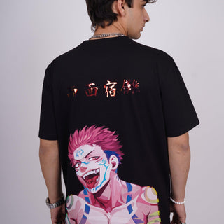 Jujutsu Kaisen: Ryomen Sakuna Drop-Sleeved Tee (T-shirt) For men - BurgerBae