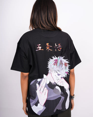 Jujutsu Kaisen: Satoru Gojo Drop-Sleeved Tee (T-shirt) - BurgerBae