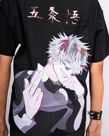 Jujutsu Kaisen: Satoru Gojo Drop-Sleeved Tee (T-shirt) - BurgerBae
