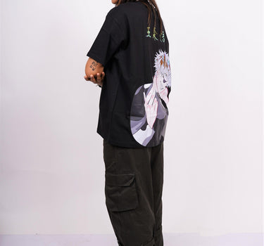 Jujutsu Kaisen: Satoru Gojo Drop-Sleeved Tee (T-shirt) - BurgerBae