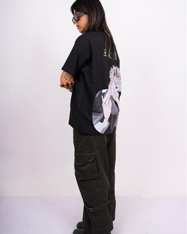 Jujutsu Kaisen: Satoru Gojo Drop-Sleeved Tee (T-shirt) - BurgerBae