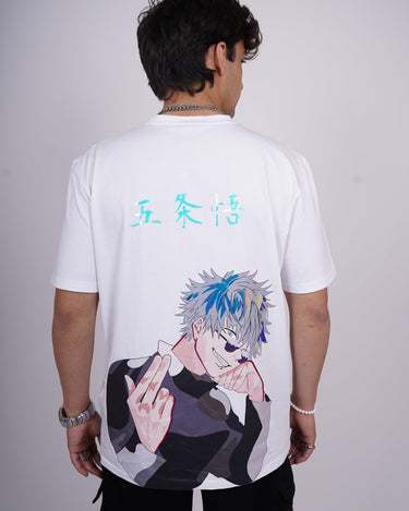 Jujutsu Kaisen: Satoru Gojo Drop-Sleeved Tee (T-shirt) For Men - BurgerBae