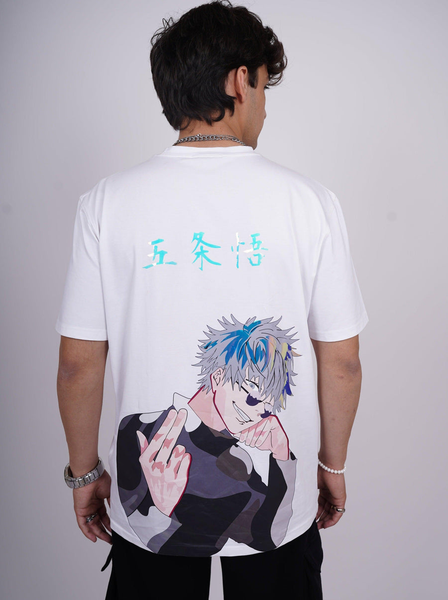 Jujutsu Kaisen: Satoru Gojo Drop-Sleeved Tee (T-shirt) For Men - BurgerBae