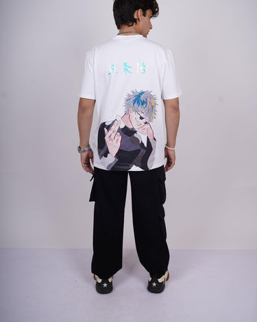 Jujutsu Kaisen: Satoru Gojo Drop-Sleeved Tee (T-shirt) For Men - BurgerBae