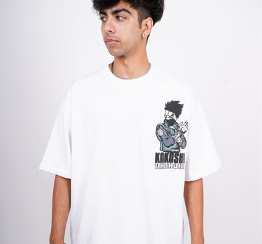 Kakashi Hatake 2.0 Drop Sleeved Tee (T-shirt) - BurgerBae