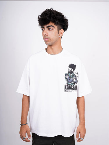 Kakashi Hatake 2.0 Drop Sleeved Tee (T-shirt) - BurgerBae
