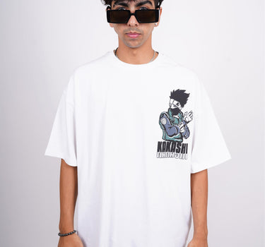 Kakashi Hatake 2.0 Drop Sleeved Tee (T-shirt) - BurgerBae