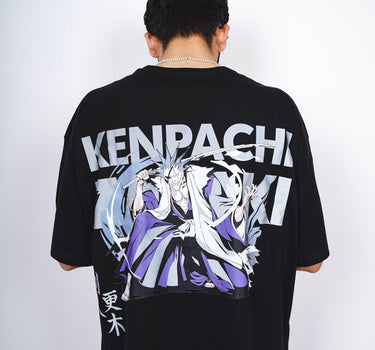 KENPACHI Drop-Sleeved Unisex Tee (Bleach Collection Oversized T-shirt) - BurgerBae