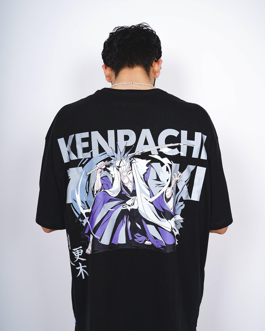KENPACHI Drop-Sleeved Unisex Tee (Bleach Collection Oversized T-shirt) - BurgerBae