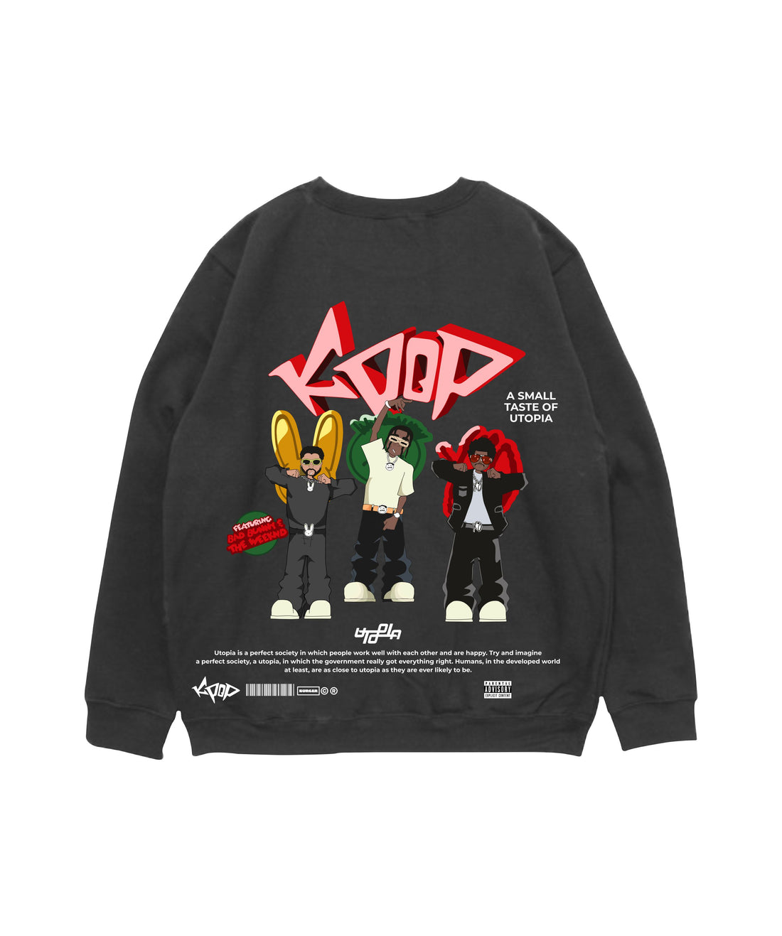 Travis Scott : K Pop - Heavyweight Baggy Sweatshirt For Men And Women