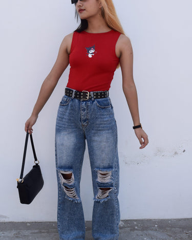 Kuromi Devil Rachel Tank - BurgerBae