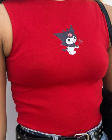 Kuromi Devil Rachel Tank - BurgerBae
